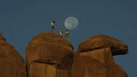 Mountain Climbing in Arches National Park