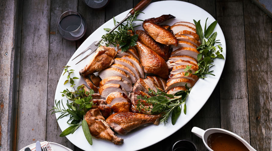 From-Frozen Braise Roasted Turkey