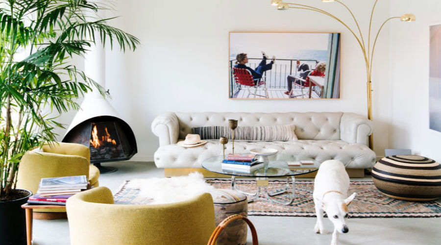 Mid century modern store living room lighting