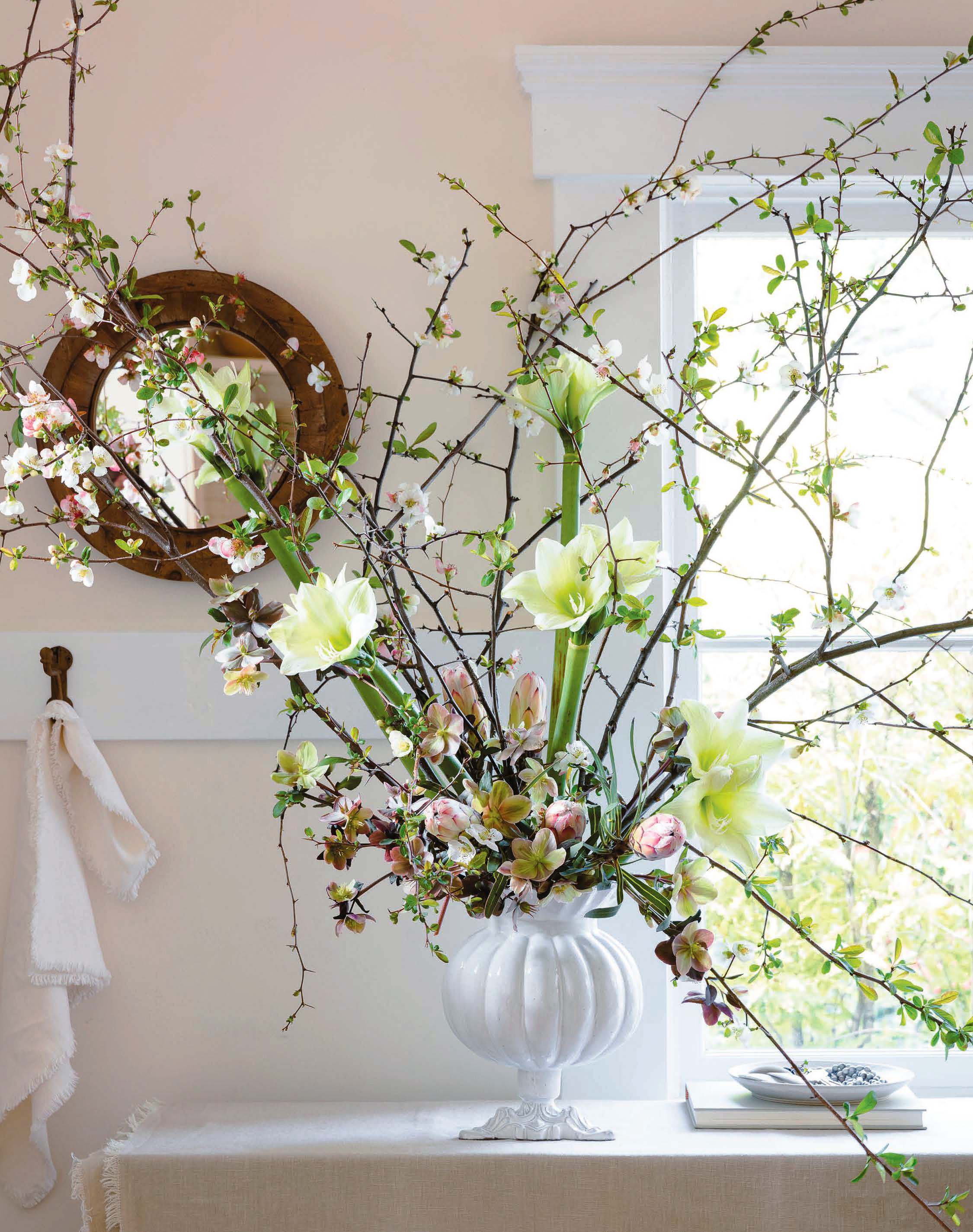 A Winter Floral Arrangement That Feels Like Spring