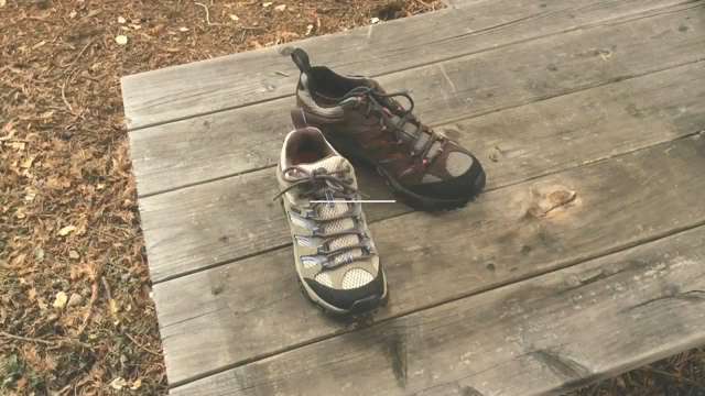 picking hiking boots