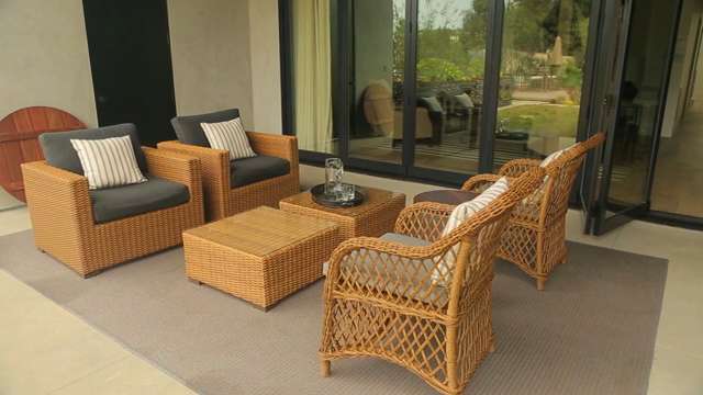 Tour our L.A. Idea House outdoor living room
