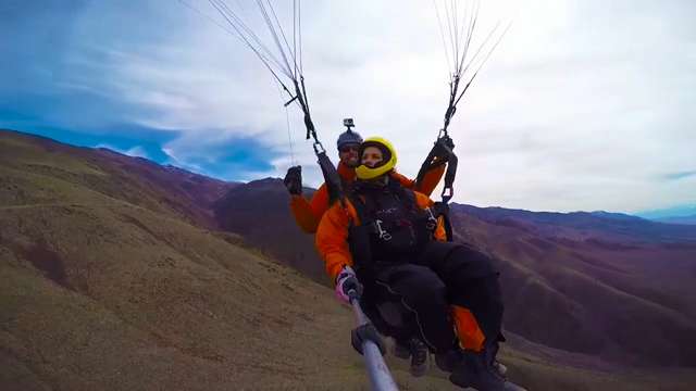 Paragliding over the Sierra