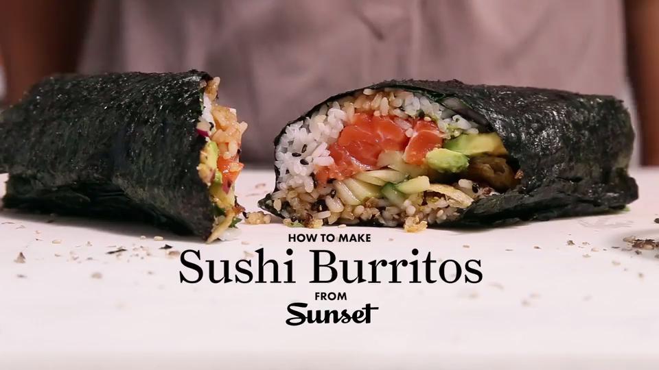 How to Make Sushi Burritos