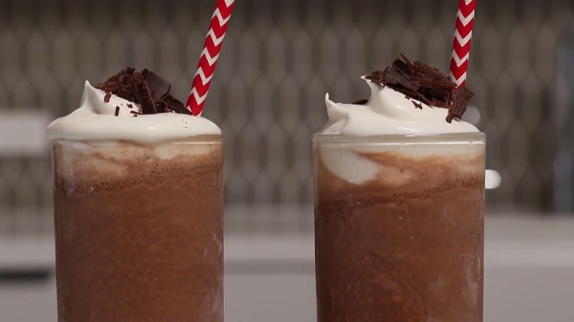 How to Make Boozy Frozen Hot Chocolate