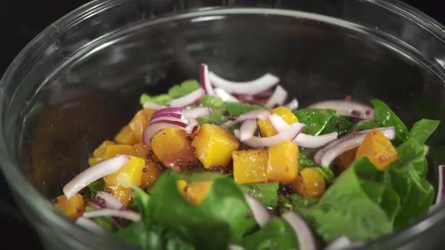 How to Make Danny Seo’s Wilted Spinach Salad with Coconut Bacon