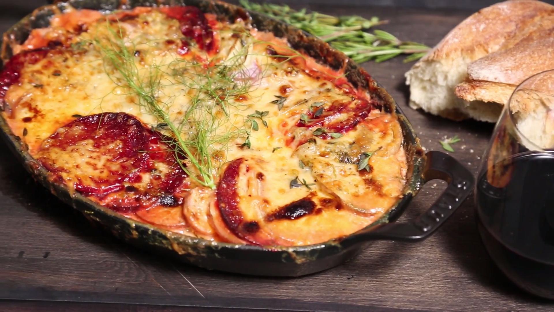 How to Make a Root Vegetable Gratin