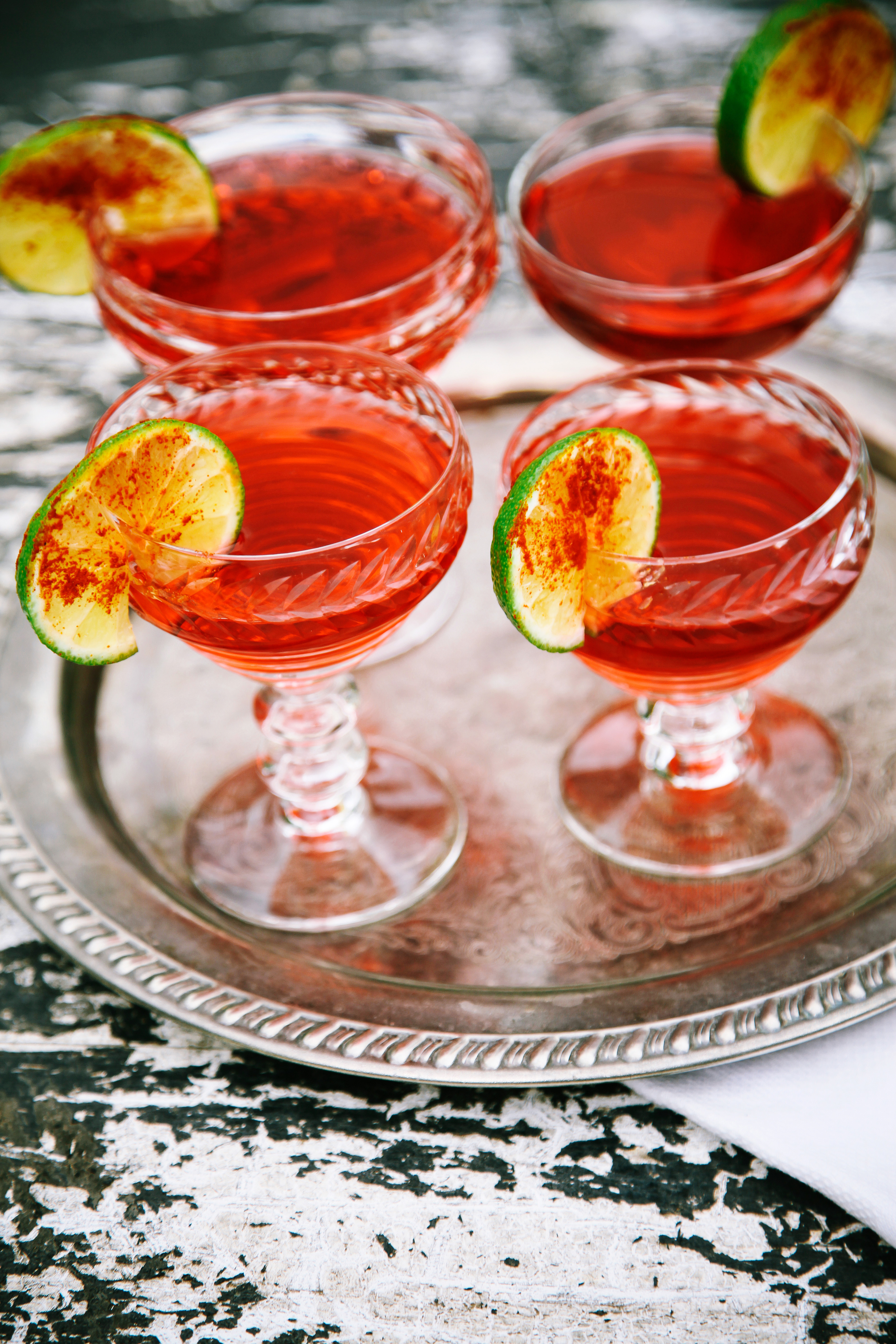 Hibiscus Mezcal Cocktail