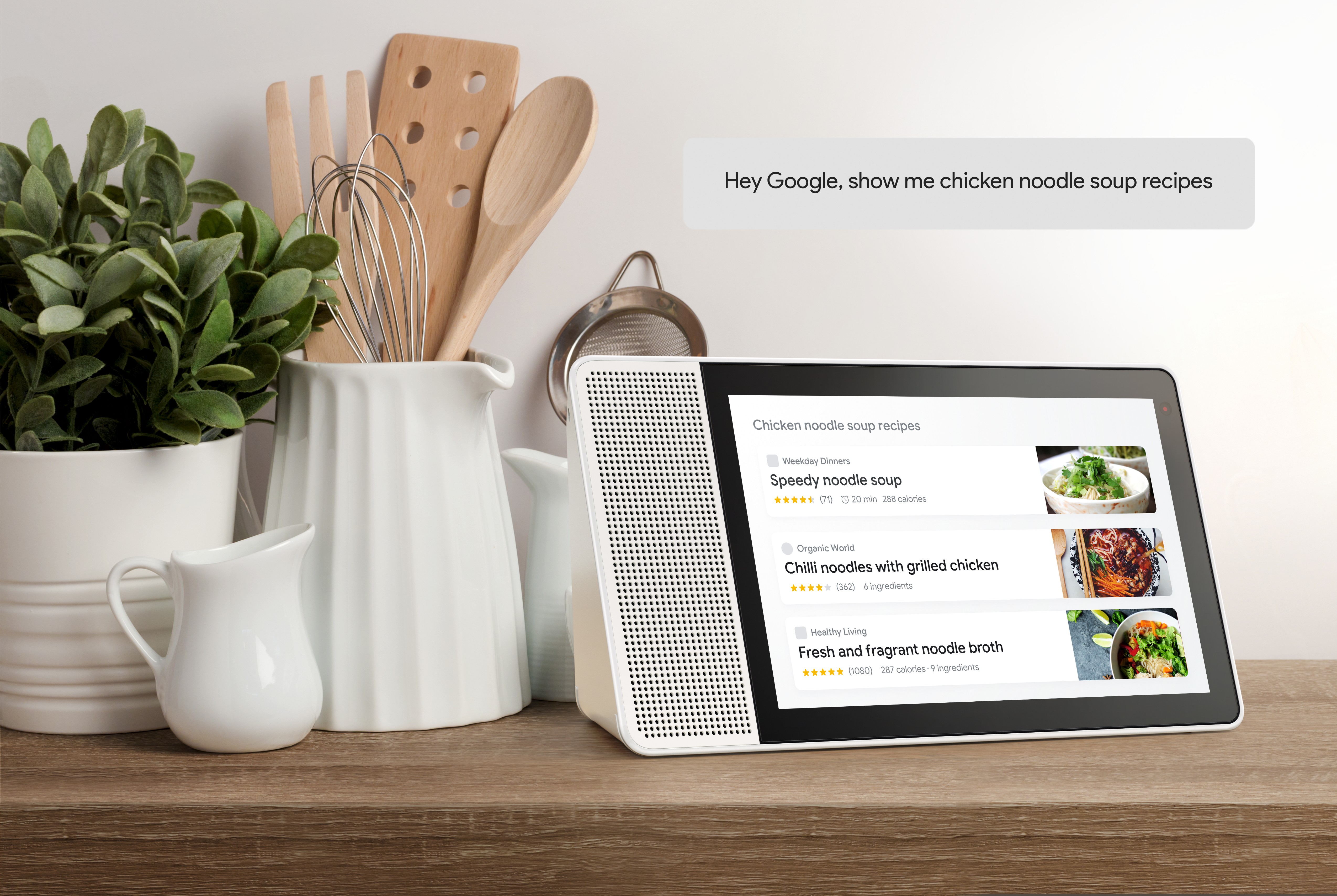 lenovo smart display recipes