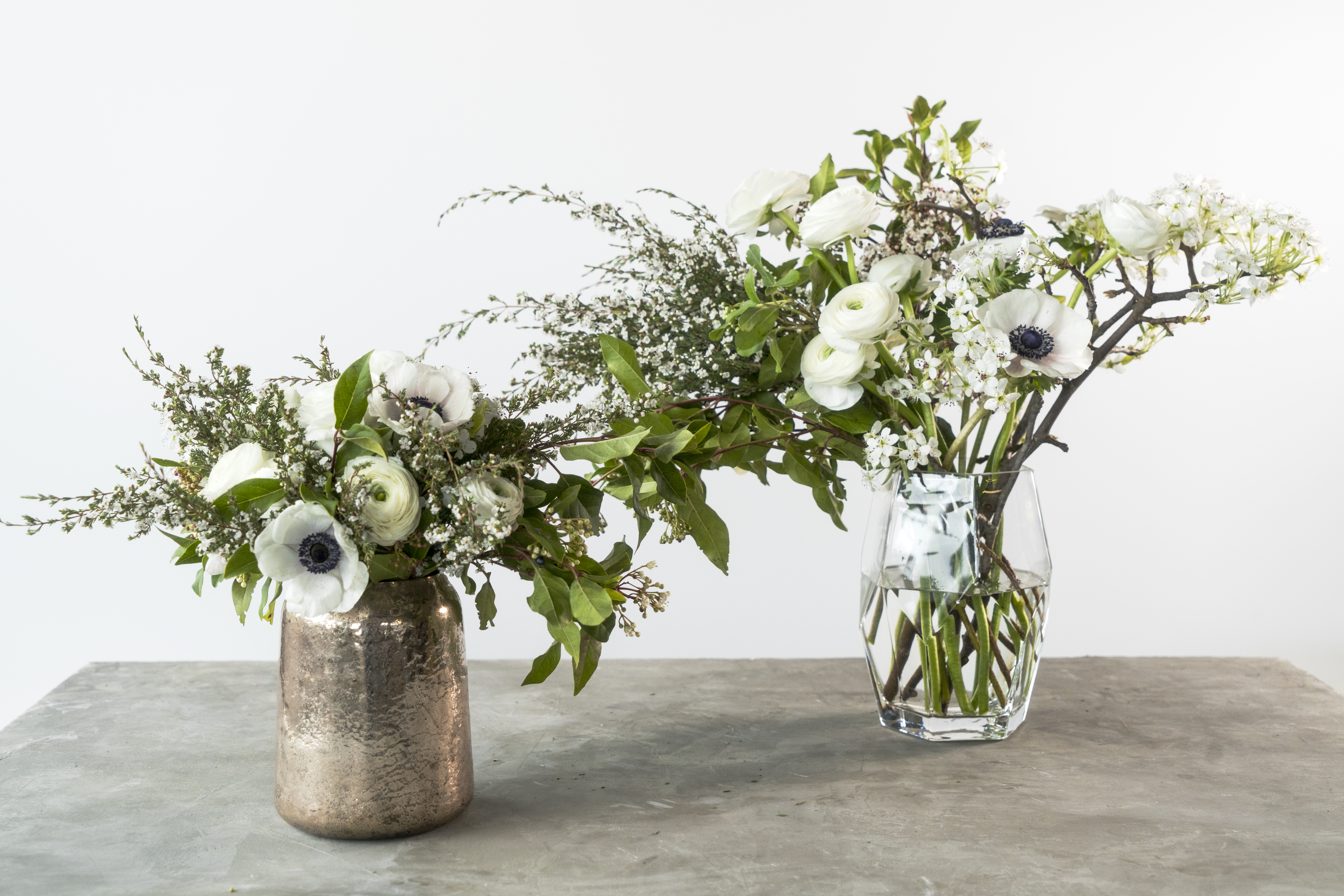 How to Make Two Arrangements with the Same Flowers