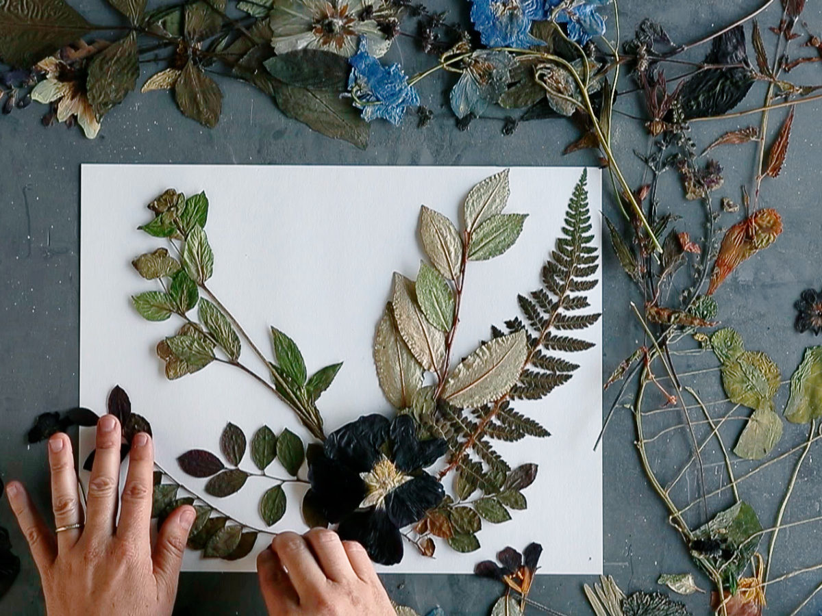 How to Make Pressed Flower Art