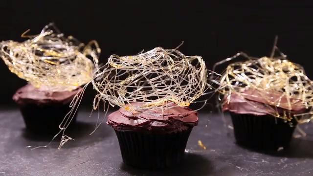 How to Make Spun-Sugar Cobwebs