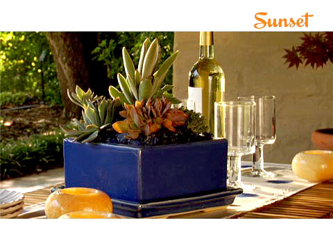 How to make an outdoor centerpiece