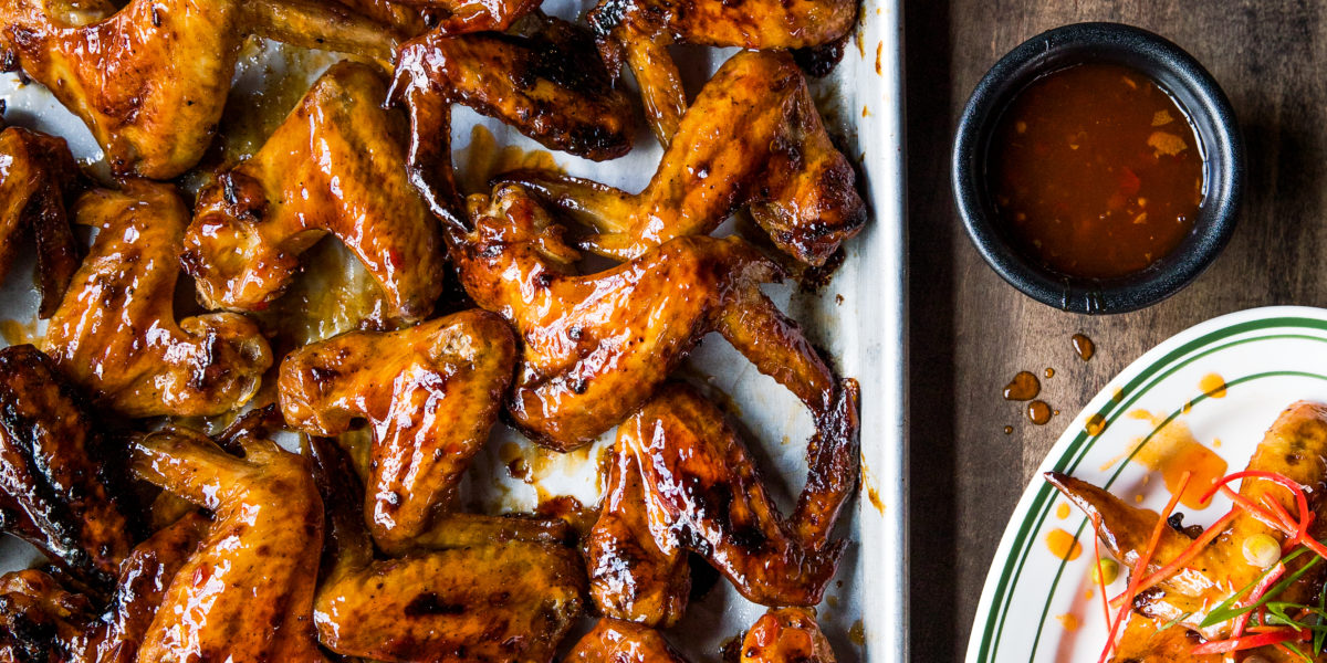 Grilled Wings with Agrodolce