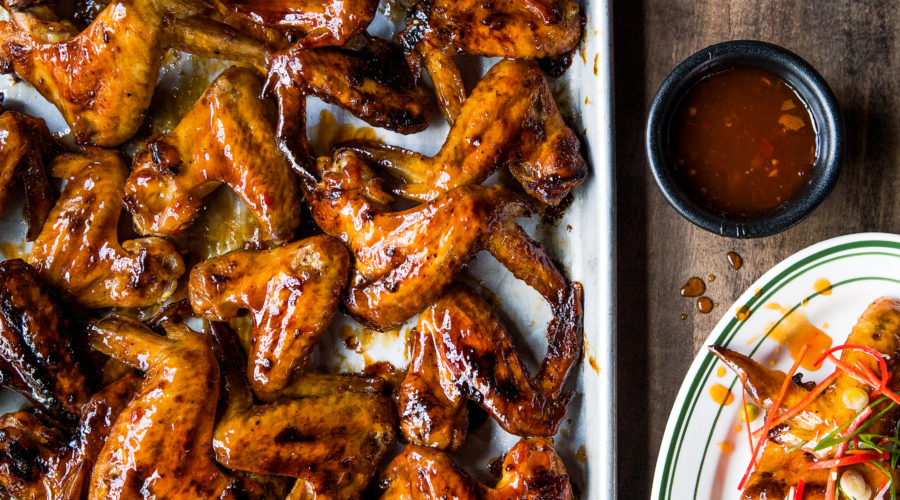 Haute Comfort Food from One of San Francisco’s Best Chefs: Grilled Wings with Agrodolce (0219) Grilled Wings with Agrodolce