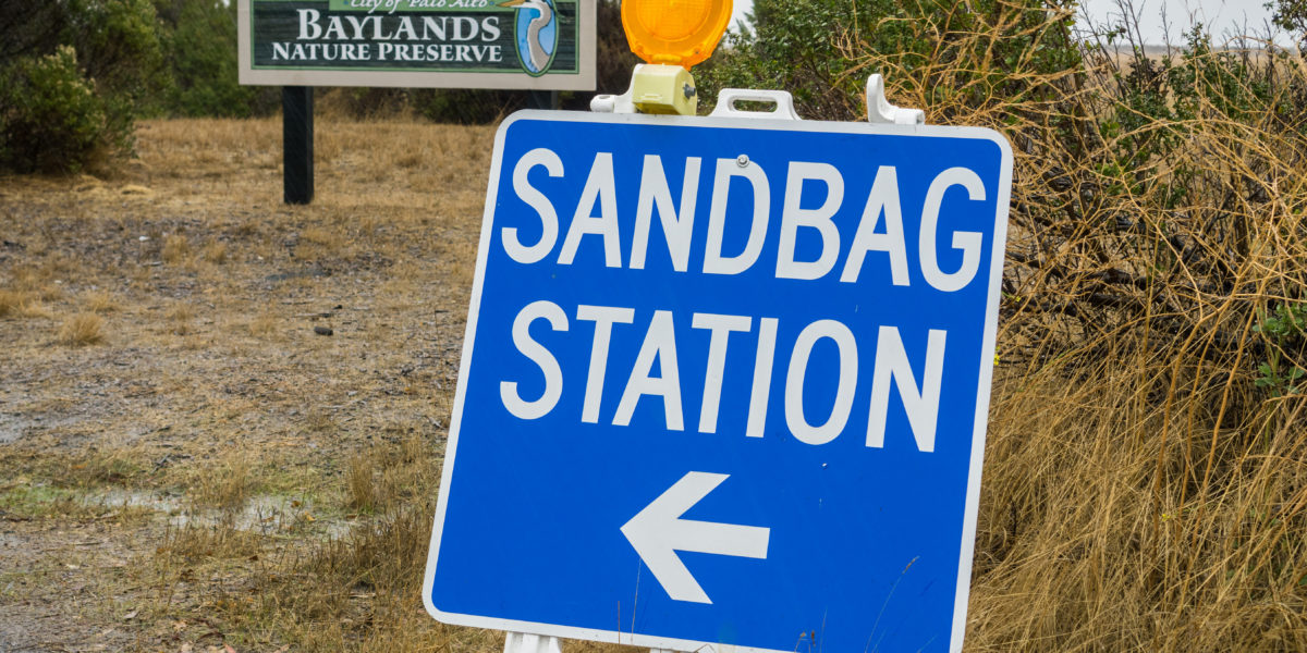 Sandbag Station Sign