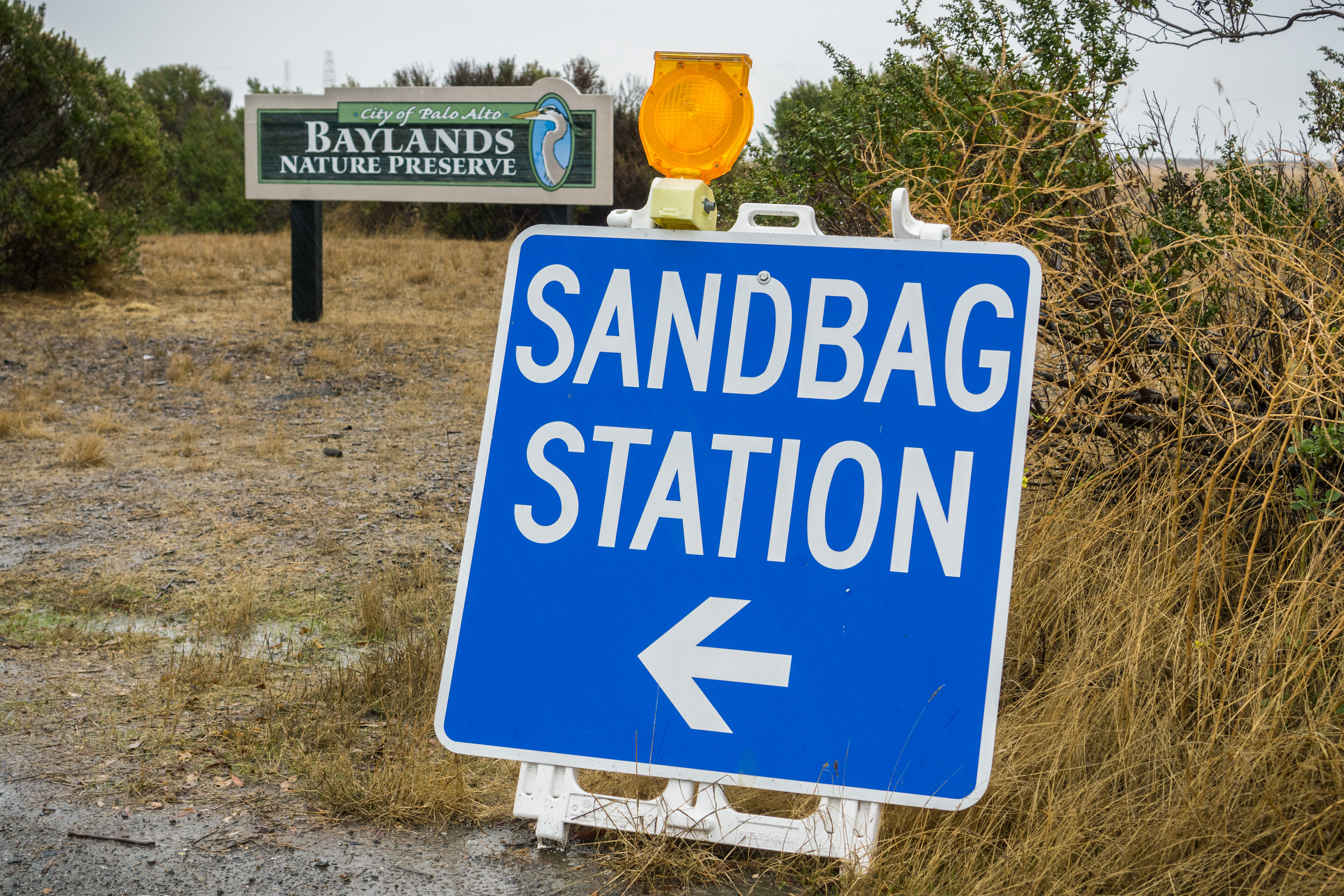 Sandbag Station Sign