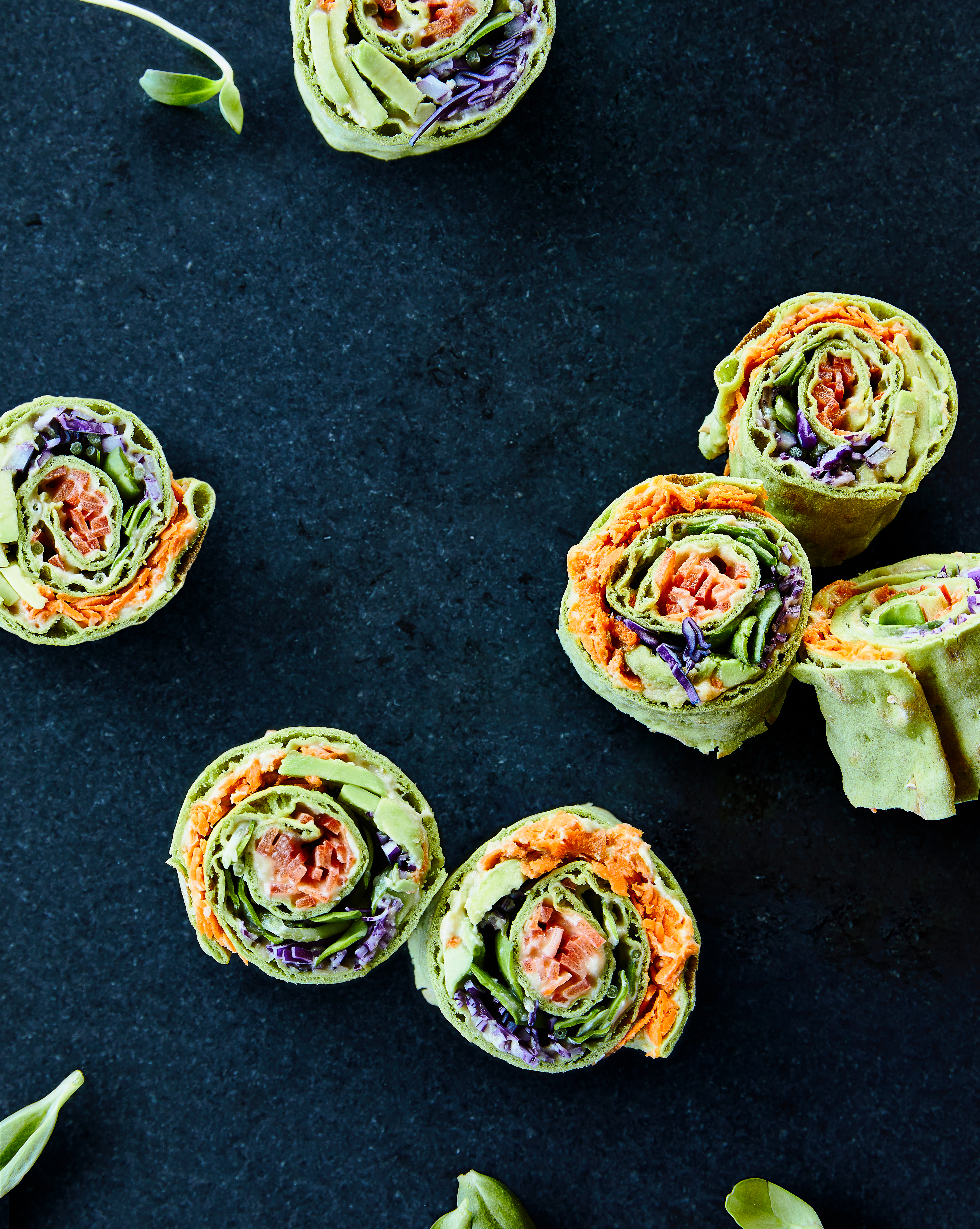 How to Make Rainbow Pinwheel Sandwiches